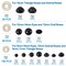 566PCS Safety Eyes and Noses for Amigurumi, Stuffed Crochet Eyes with Washers, Craft Doll Eyes and Nose for Teddy Bear, Crochet Toy, Stuffed Doll and Plush Animal (Various Sizes)& Organizer Storage Tote Bag